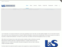 Tablet Screenshot of lsconstruction.net